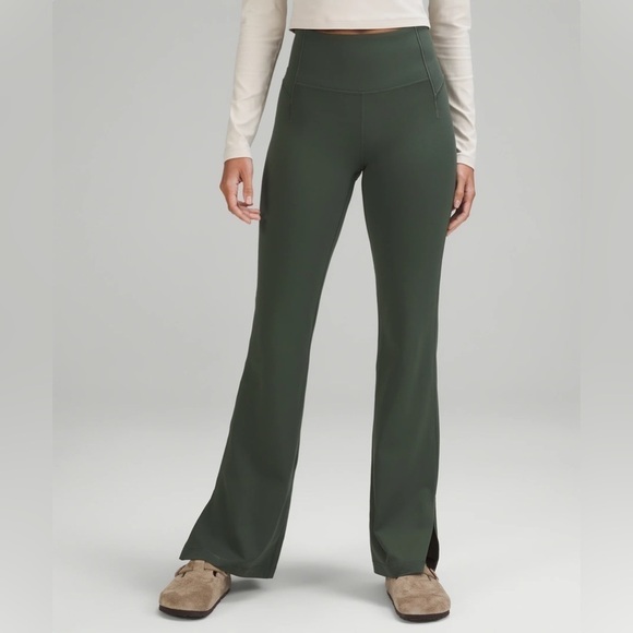 lululemon athletica Pants - Lululemon Groove Super-High-Rise Split-Hem Flare Pant *Nulu